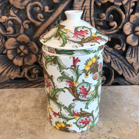 World Market 3pc Tea Set Strainer Cup With Lid Porcelain - Picture 4 of 10